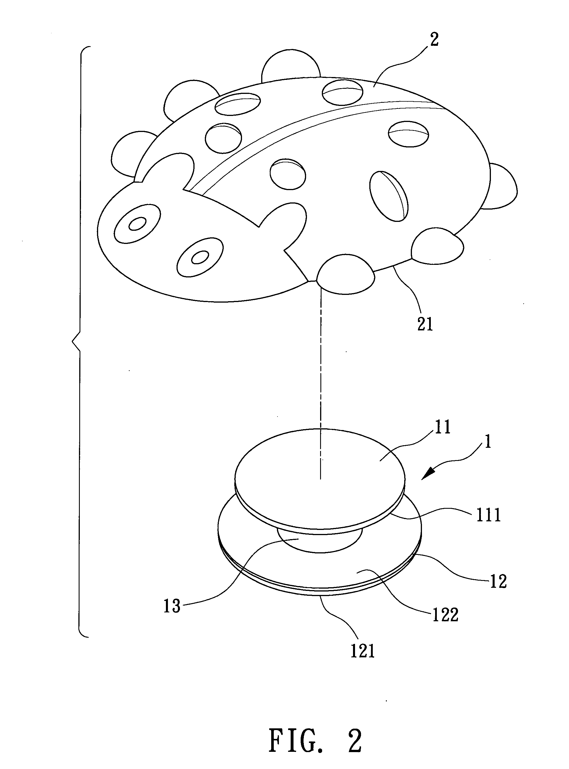 Decorative object connectable to a connected object