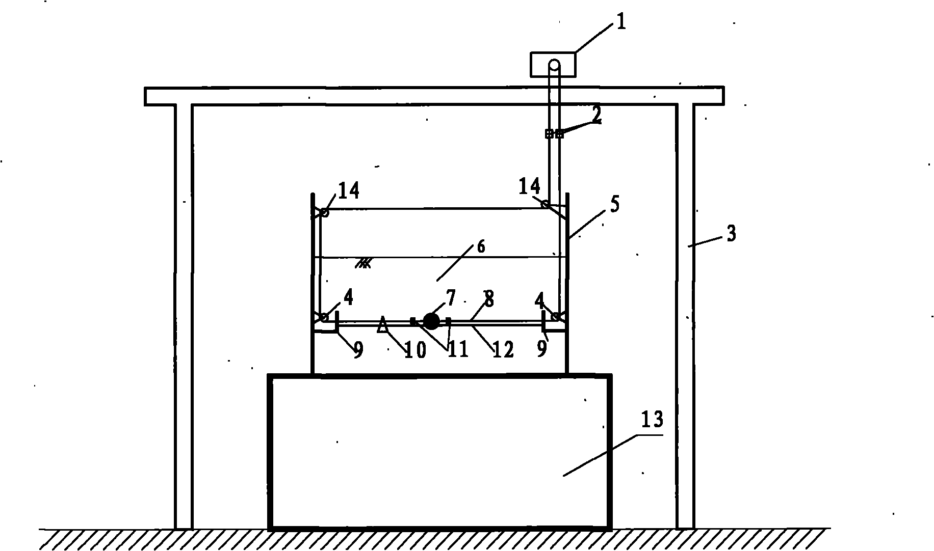 Device for measuring apparent viscosity of liquefied sand and method therefor
