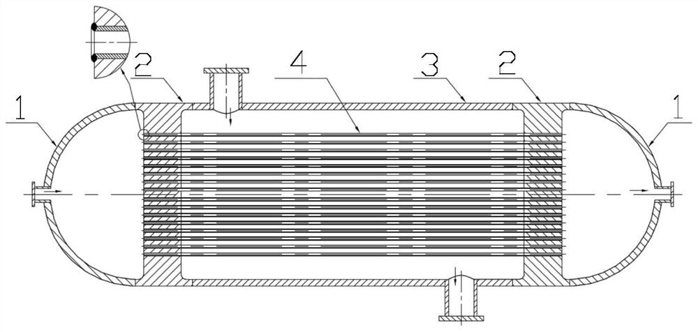 Tube bundle assembly rapid pressure test device