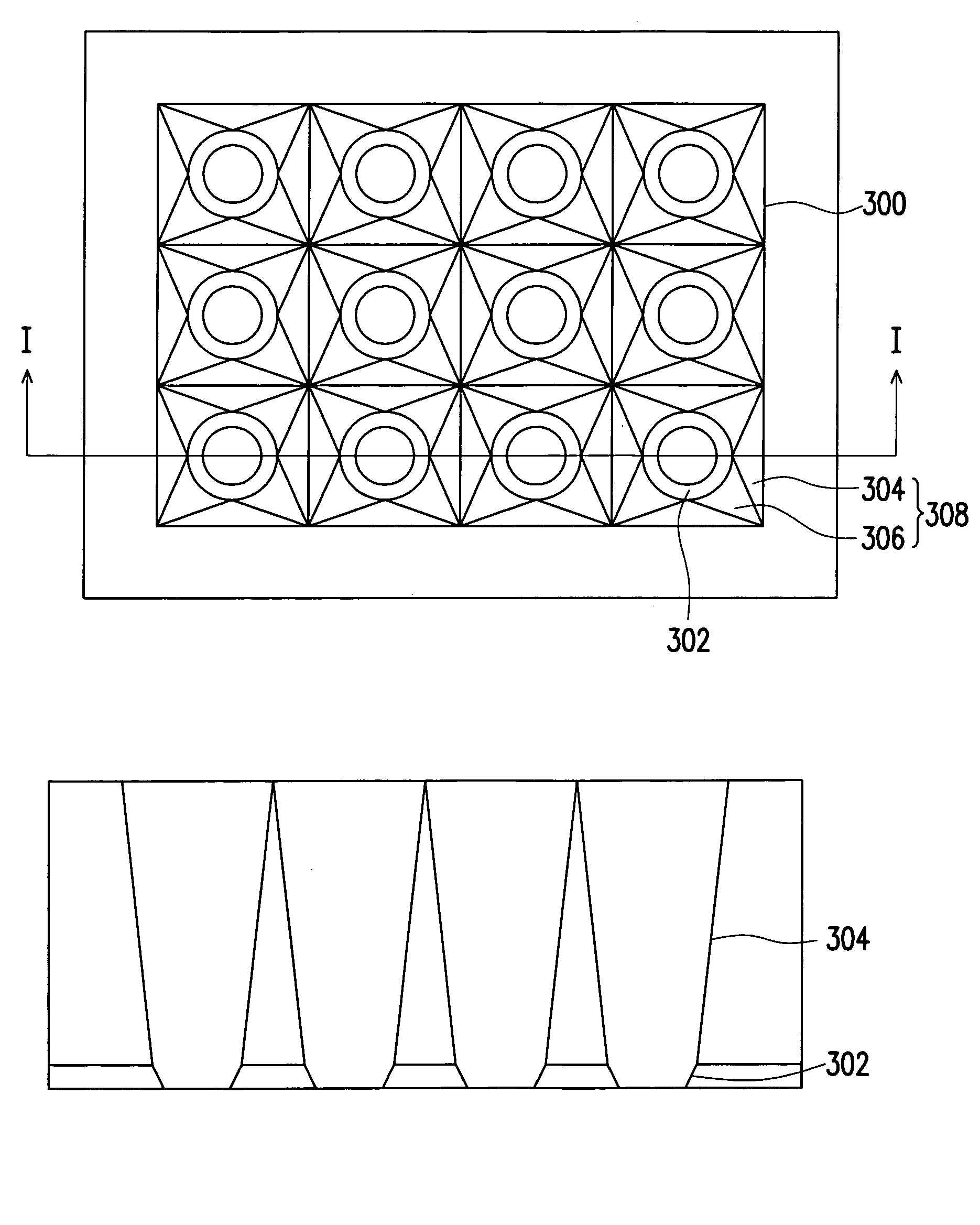 Structure of illuminating unit and structure of illuminating light source