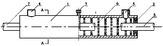 Connecting and grouting sleeve for assembled prefabricated member steel bars and construction method thereof