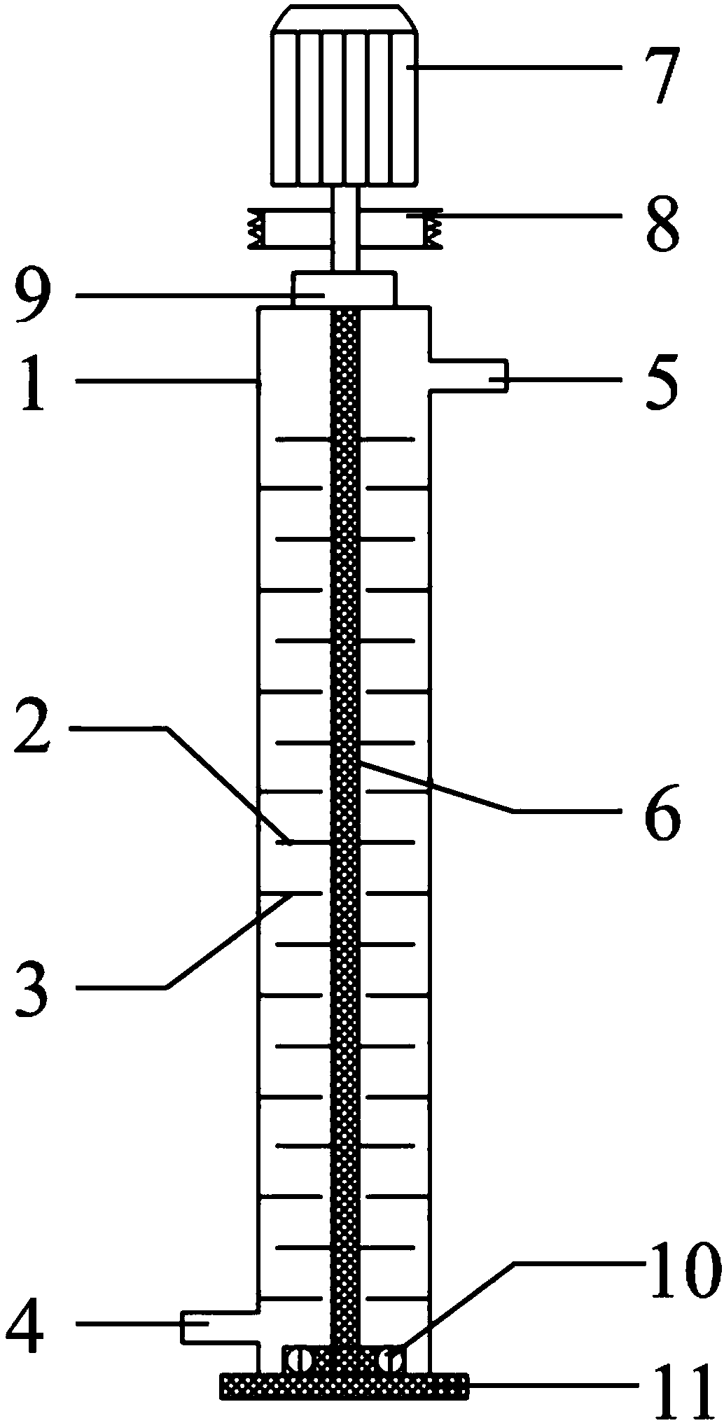 Rotating electrode tube type electrochemical reactor and application thereof