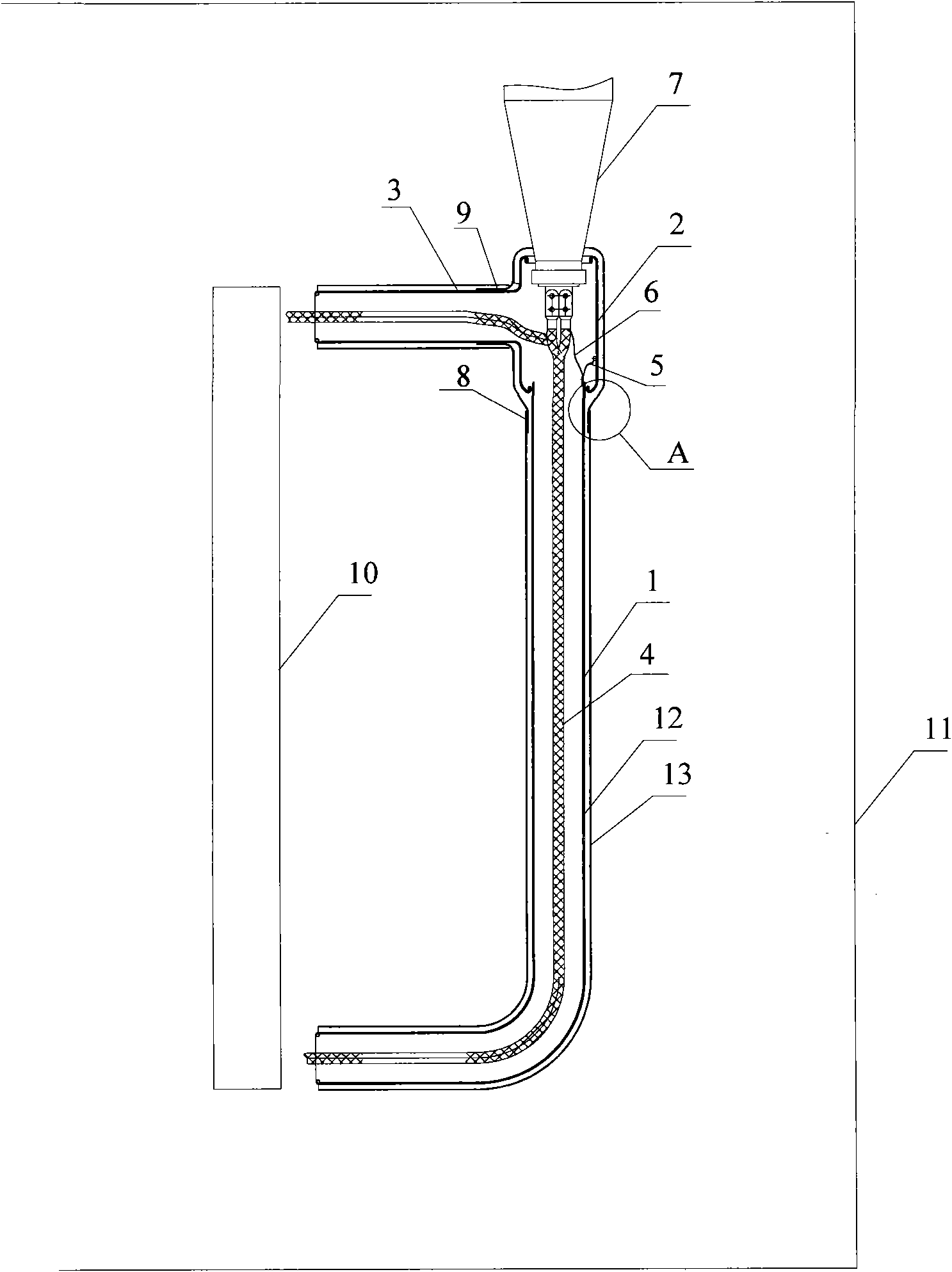 Extra-high voltage transformer lead shielding device