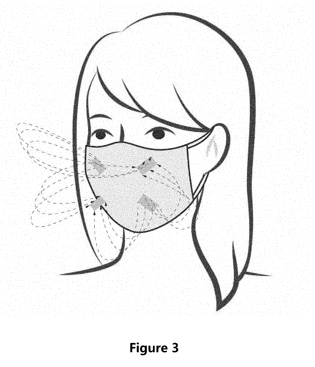Method and mask for reducing inhalation of microorganisms