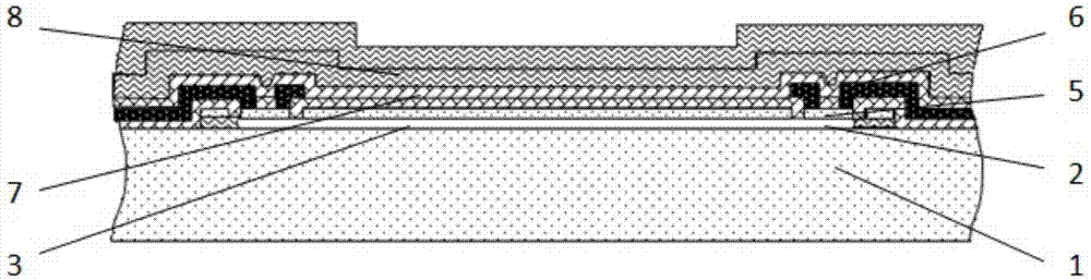 SOI pressure-sensitive chip based on sacrificial layer technology, and manufacturing method thereof