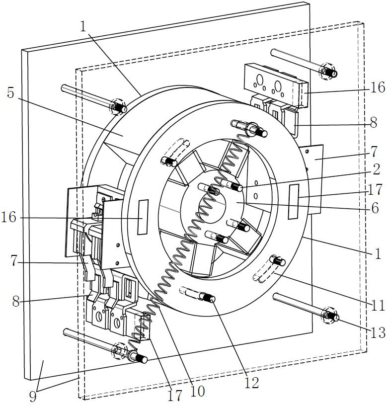 A new type of rotary electromagnetic operating mechanism for cps and its working method
