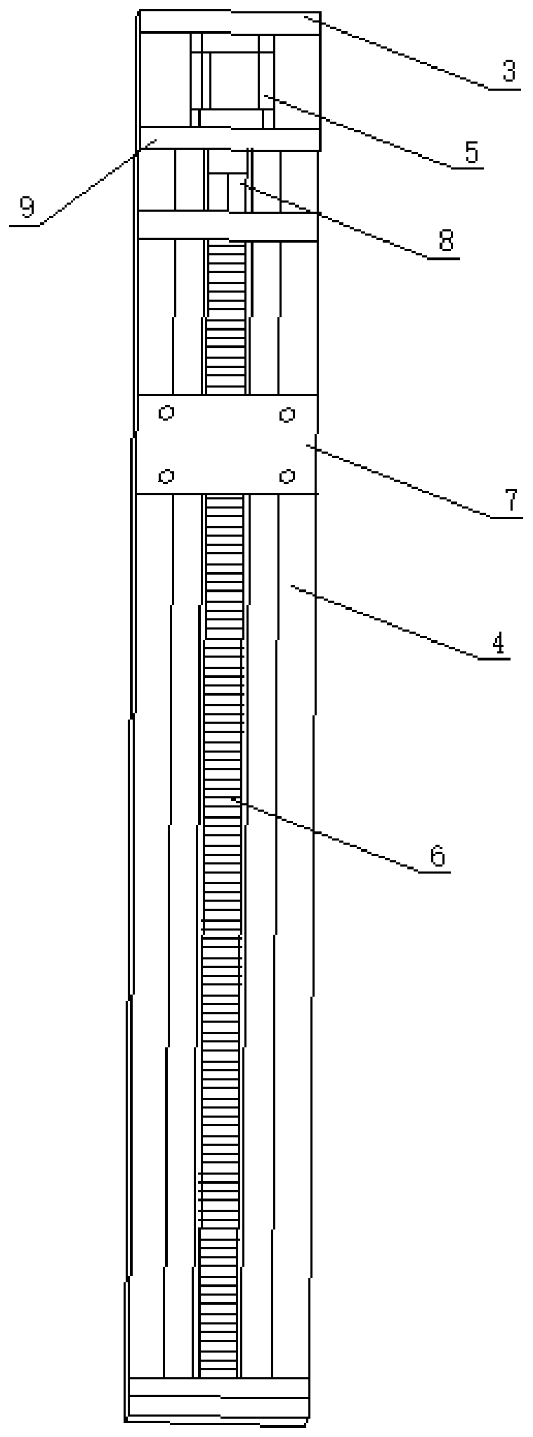 Laser arc side-shaft compounded surfacing machine and application method thereof
