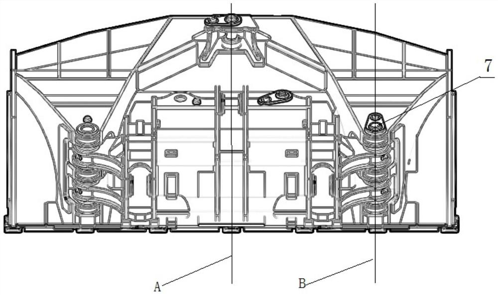 A loader side unloading device