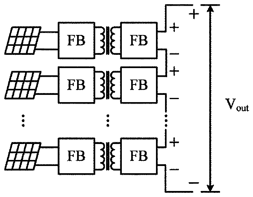 Impedance type multi-module series photovoltaic DC boost converter