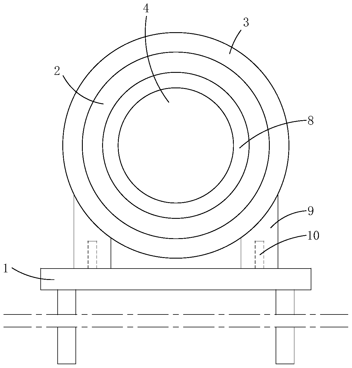 Lens group structure for vision detection and vision detection method