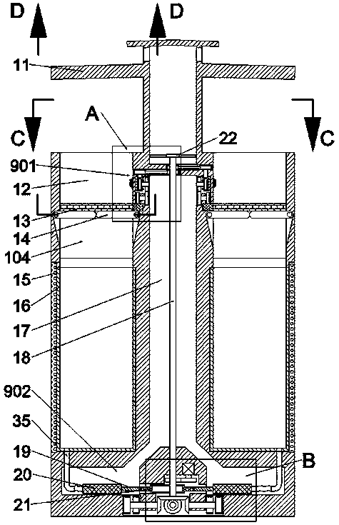 Intelligent classification garbage can used for intelligent city construction