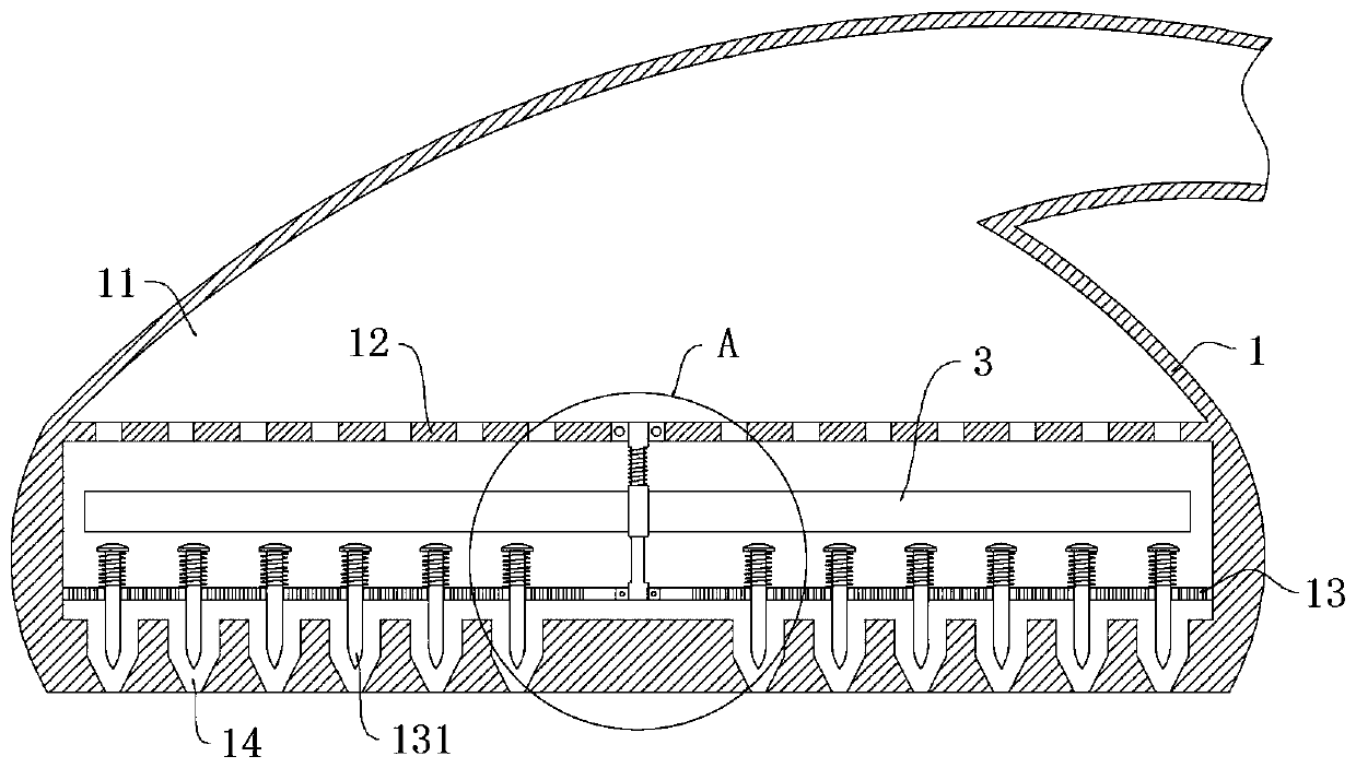 Anti-blocking massage shower head