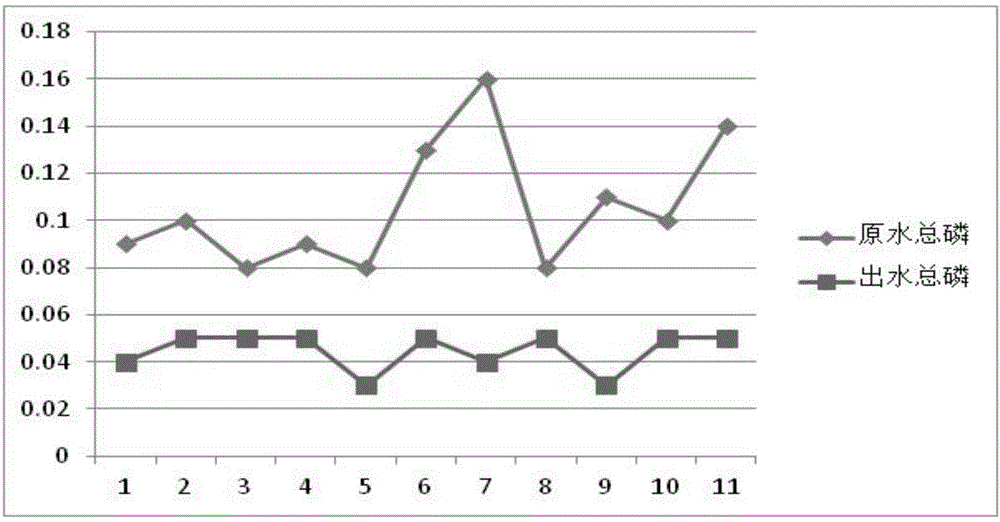 Device and method for synchronous denitrification and dephosphorization of slightly polluted water