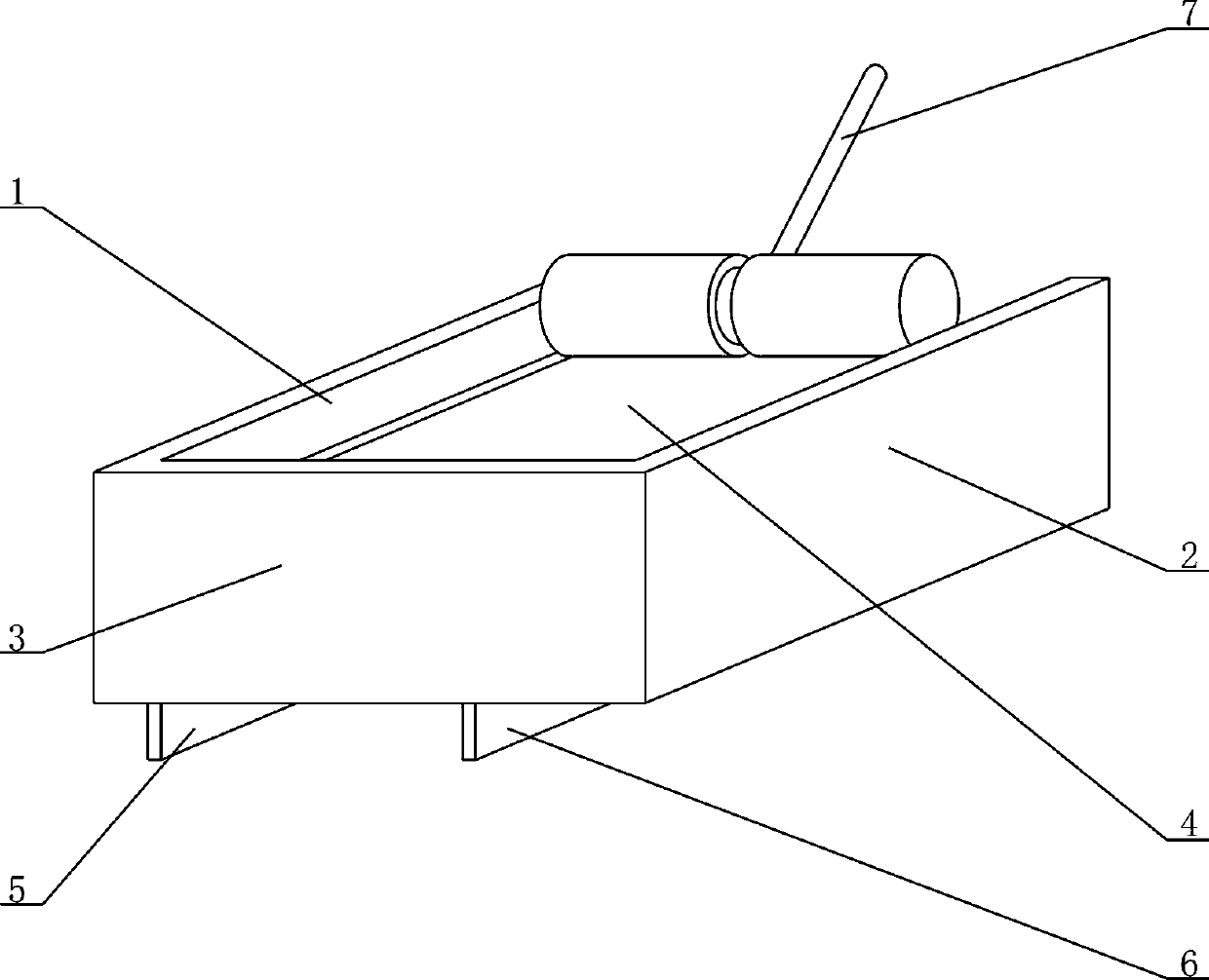 Rolling shaft type towel wringing device special for hand disabled