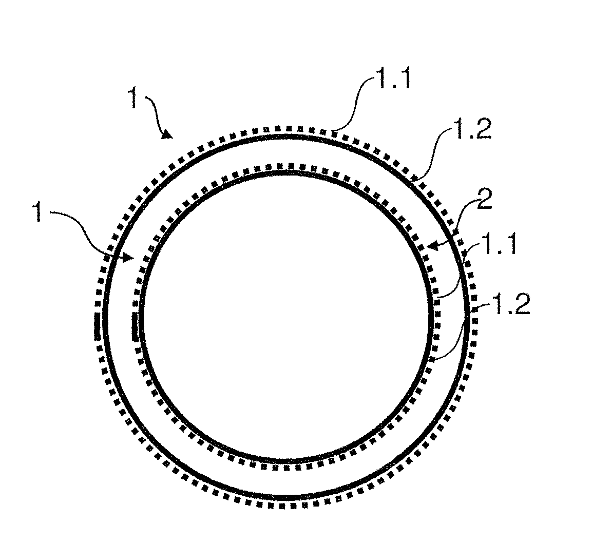 Line Arrangement For A Motor Vehicle Having At Least One Line Which Is Configured As A Textile Hose