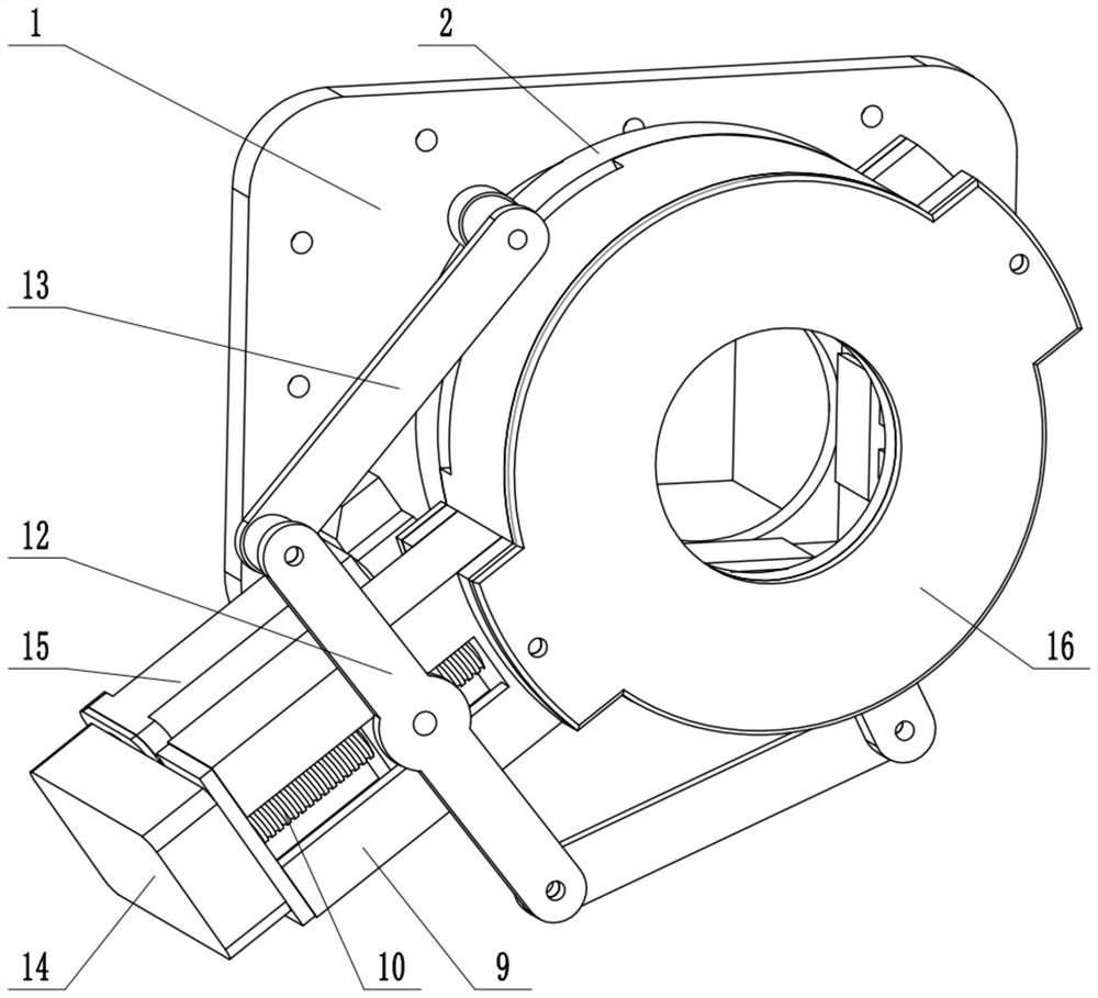 Clamping mechanism of electrical automatic drilling device