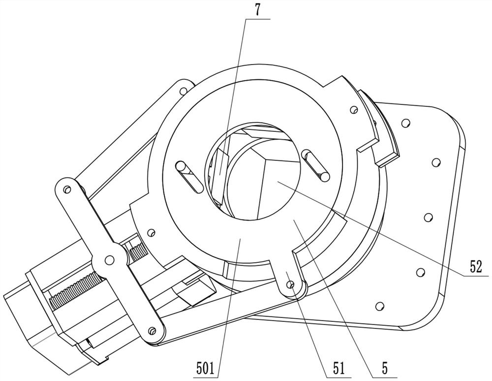 Clamping mechanism of electrical automatic drilling device