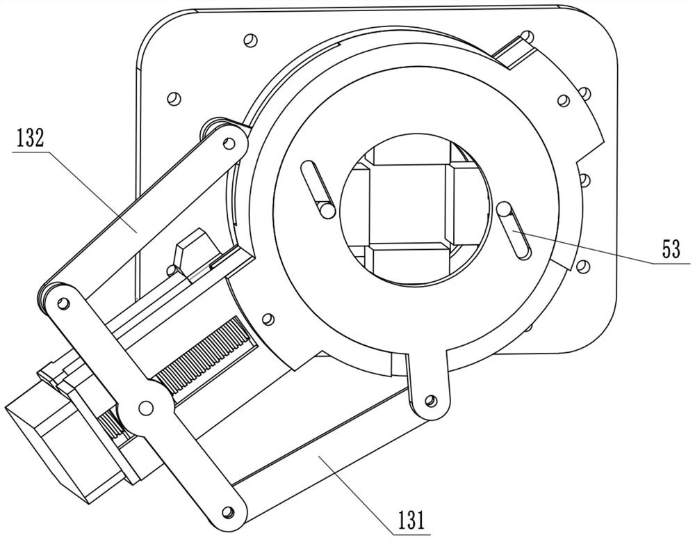 Clamping mechanism of electrical automatic drilling device