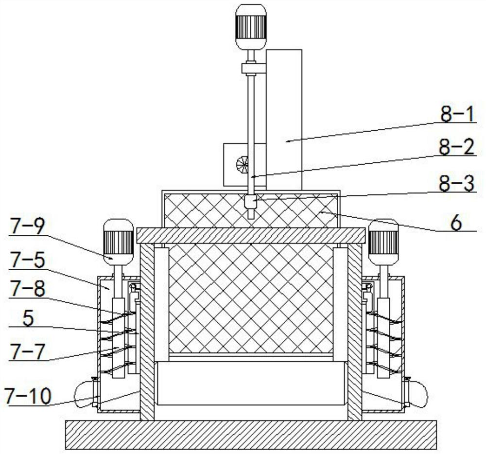 Dust-proof device with dust removal structure for chip mounter