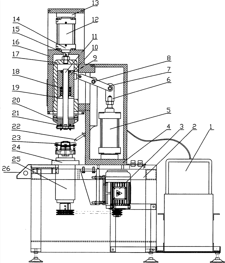 Twin-roller type aluminum alloy roller press