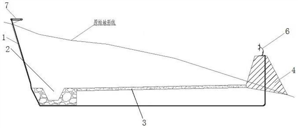 Road side adhesive pavement construction method for inhibiting flying dust and realizing environment-friendly transportation