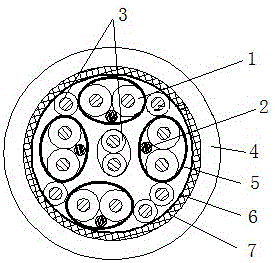 A digital signal transmission line for a computer