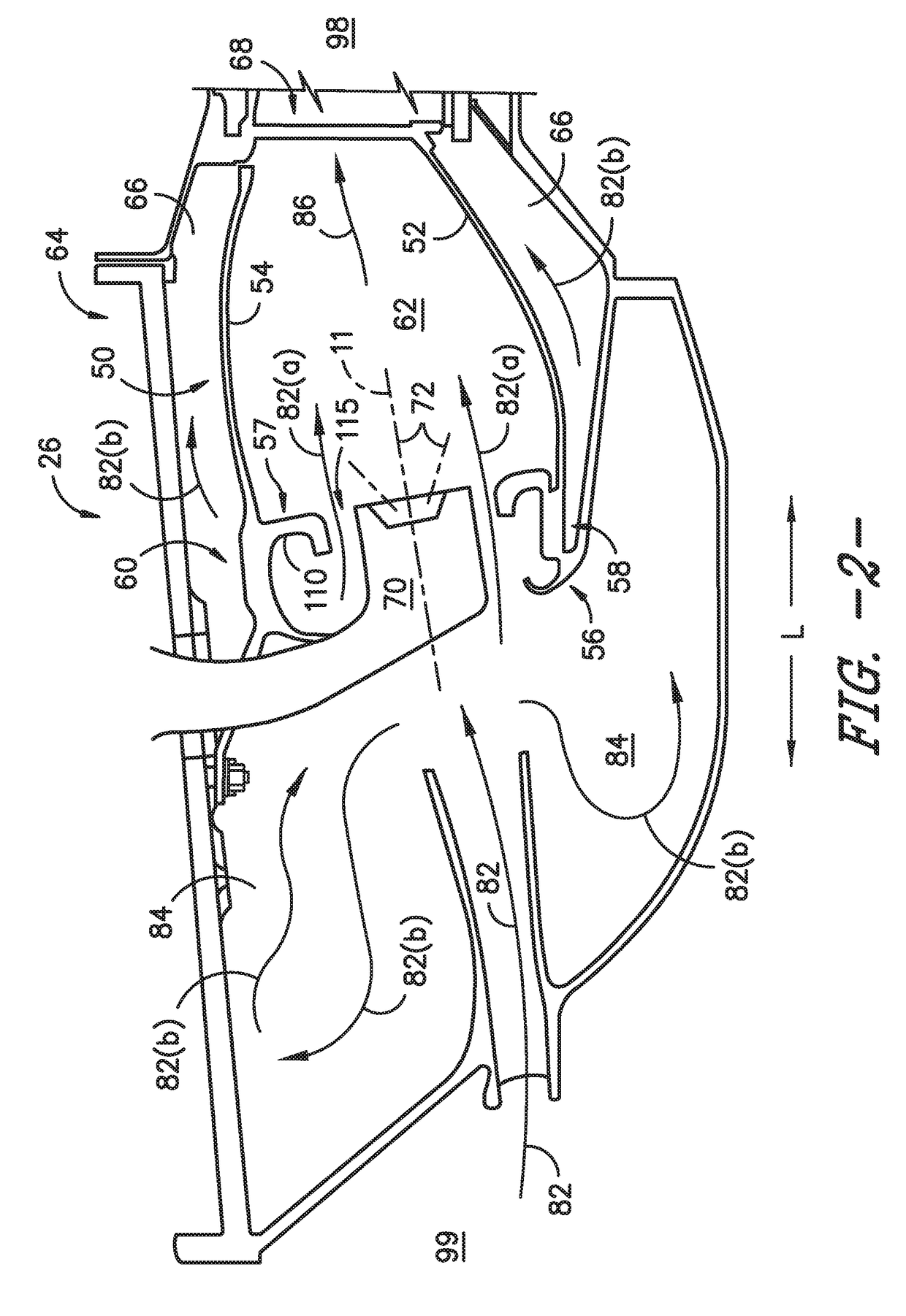 Combustor mixer purge cooling structure