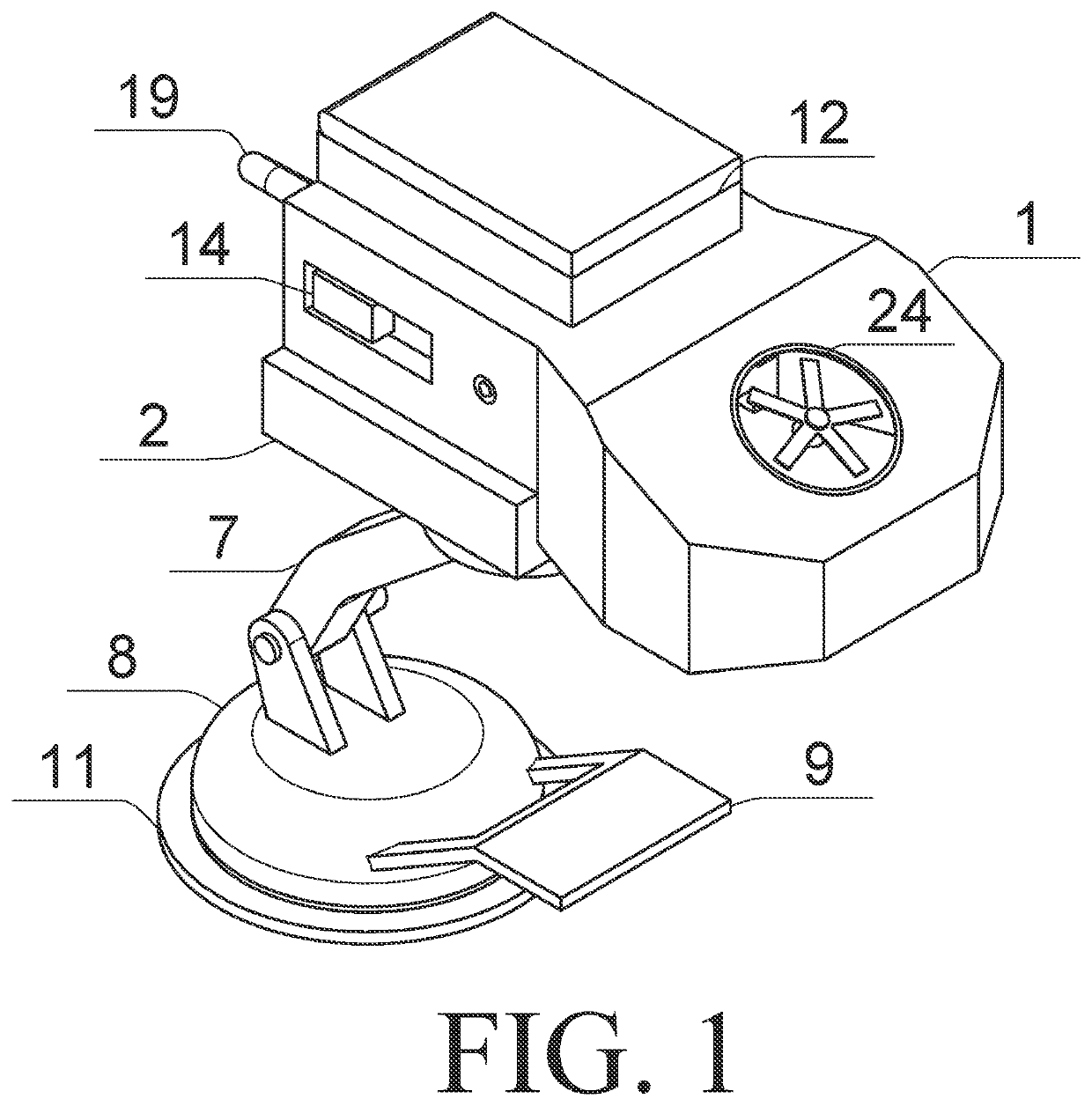 Hand sanitizer, air purification, and fogger vehicle mount