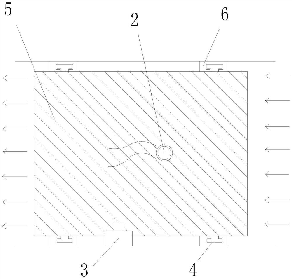 Vortex-induced vibration wake discharge test device and test method based on optical refraction