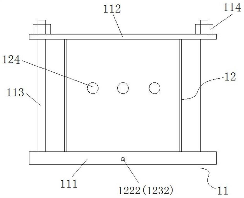 Visual clogging simulation system of gravel pile drainage structure and simulation method thereof