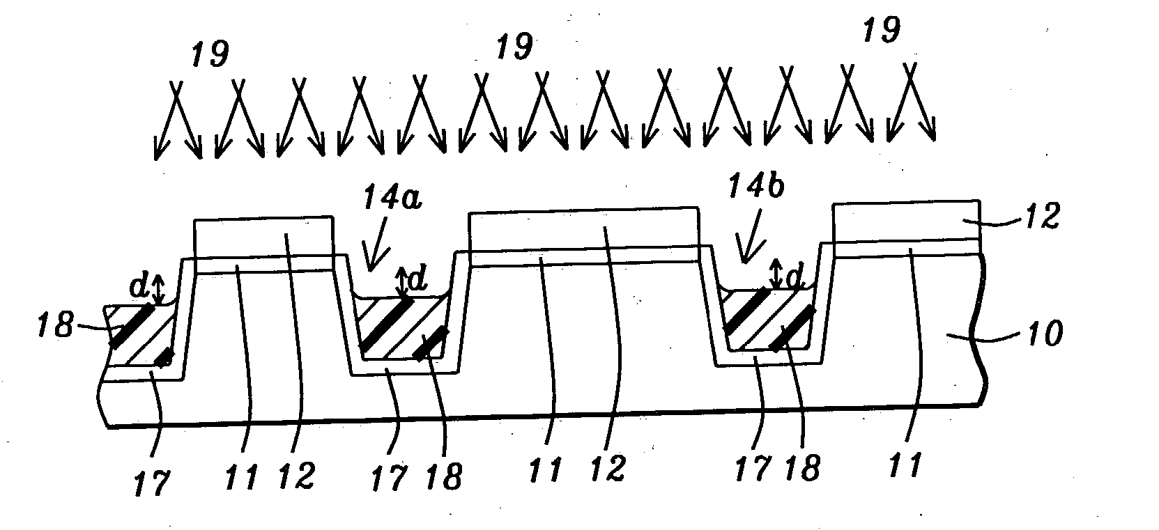 Narrow width effect improvement with photoresist plug process and STI corner ion implantation