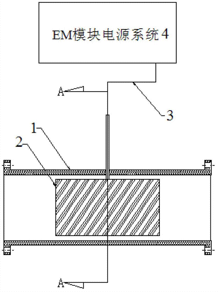 Gas dissolving device for improving gas dissolving efficiency of wastewater treatment by using electromagnetic shear field