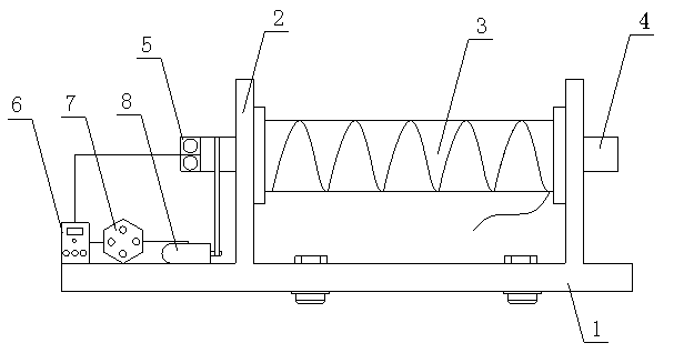 Paying-off device of cable paper lapping machine