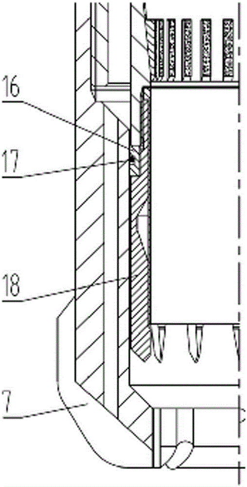 Differential air drilling coring device and method