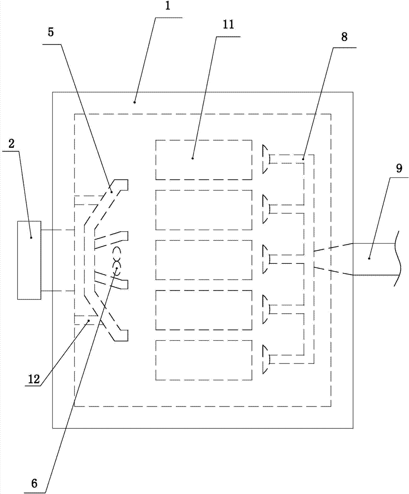 Temperature control device of electric power dispatching worktable
