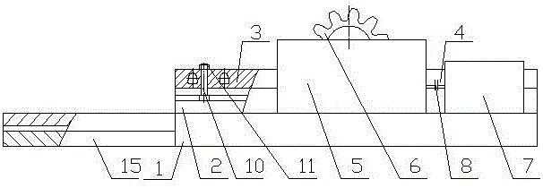 Shearer walking mechanism dynamic characteristic test experiment bench