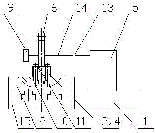 Shearer walking mechanism dynamic characteristic test experiment bench