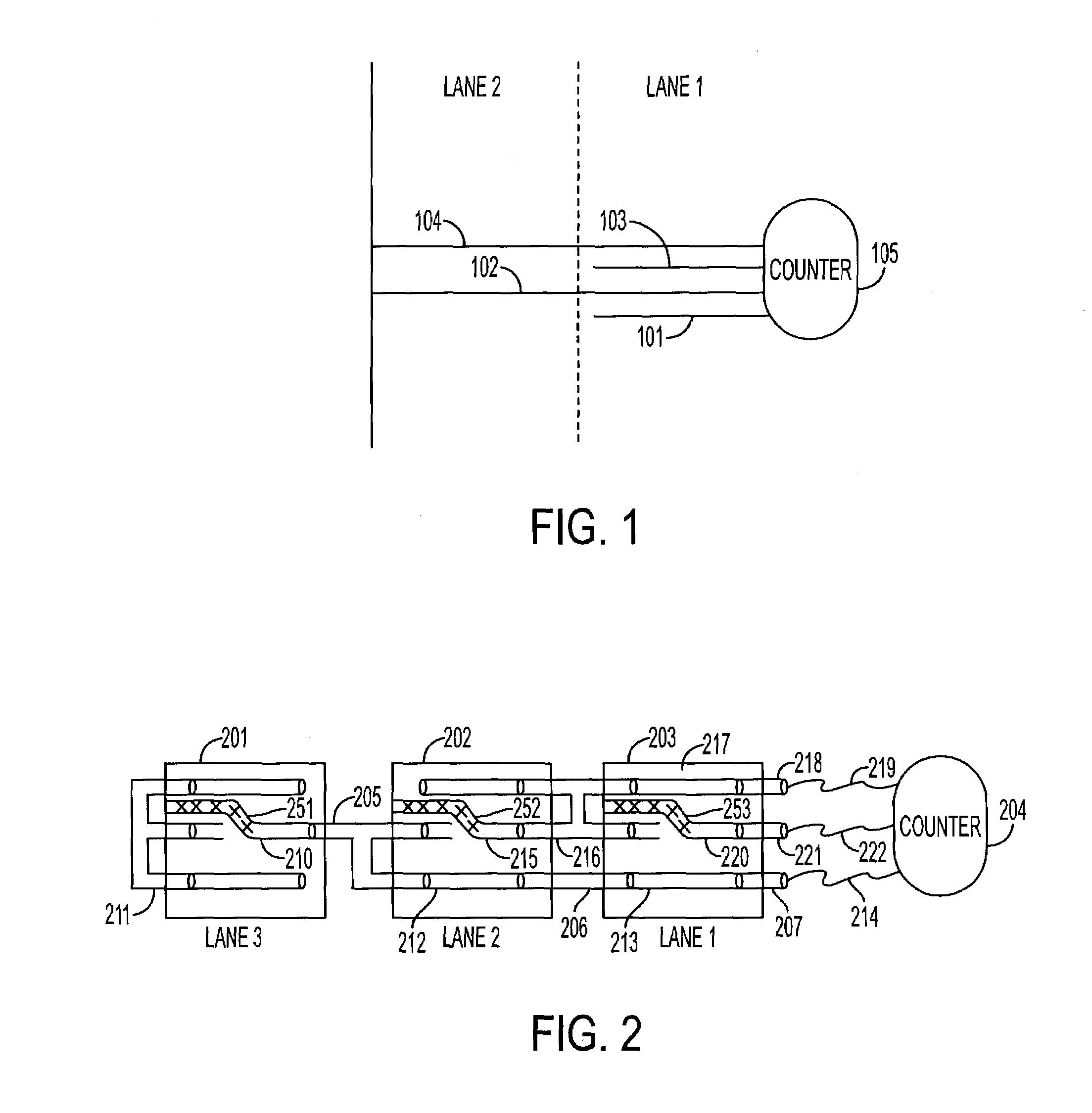 Acoustic pulse transfer system for event counting