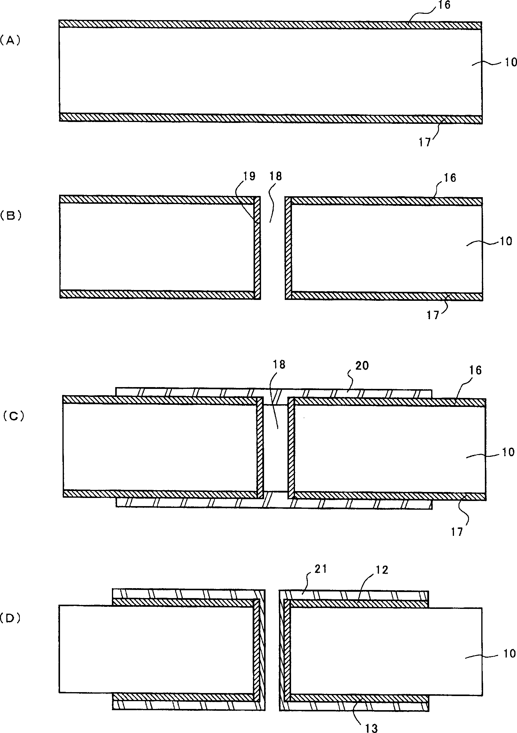 Method of manufacturing mounting board with reflector
