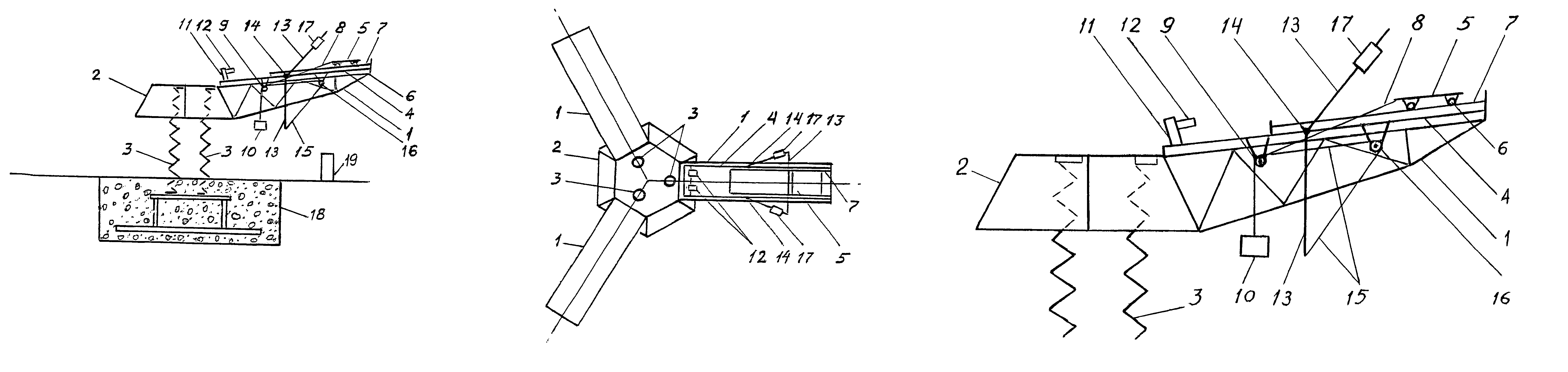 Training device assembly for group exercises, games and team contests