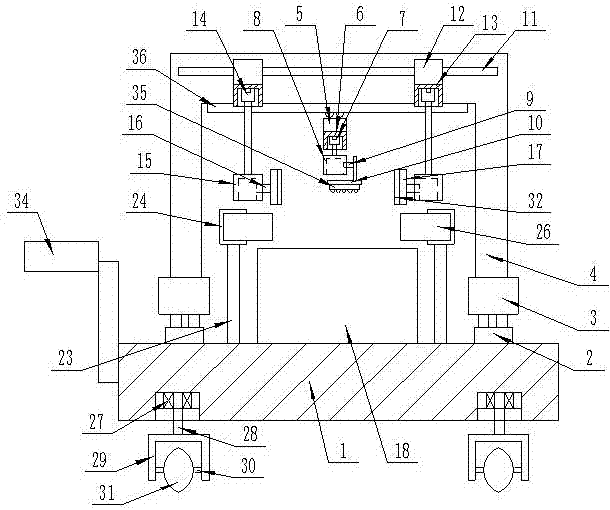 Timber bulge processing device