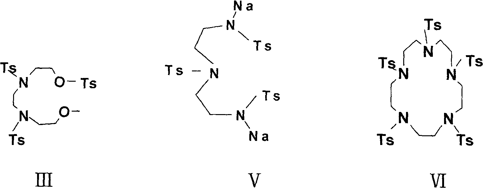 P-isosulfhydryl phenyl five-membered nitrogen heterocyclic ring tetraacethyl chelate and preparation thereof
