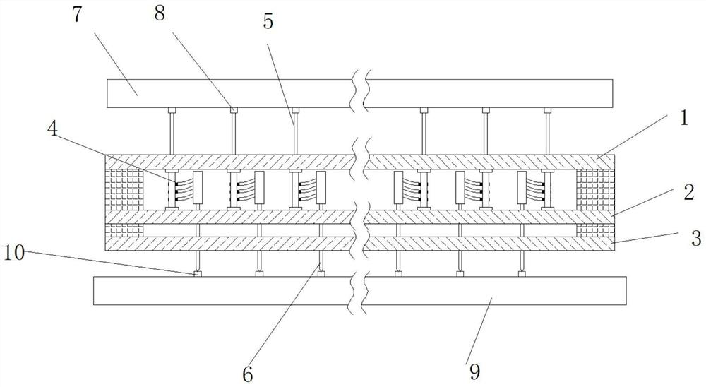 Vertical probe card device and detection method thereof