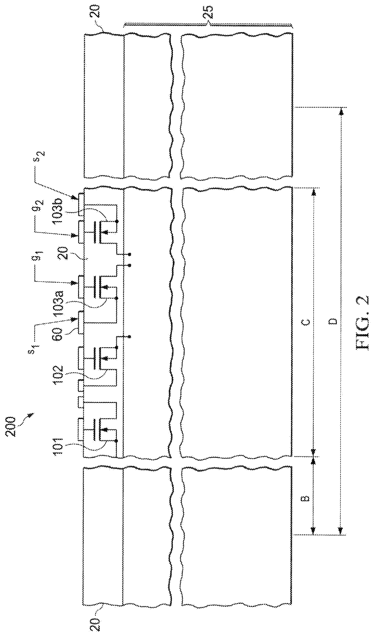 Thinned semiconductor chip with edge support