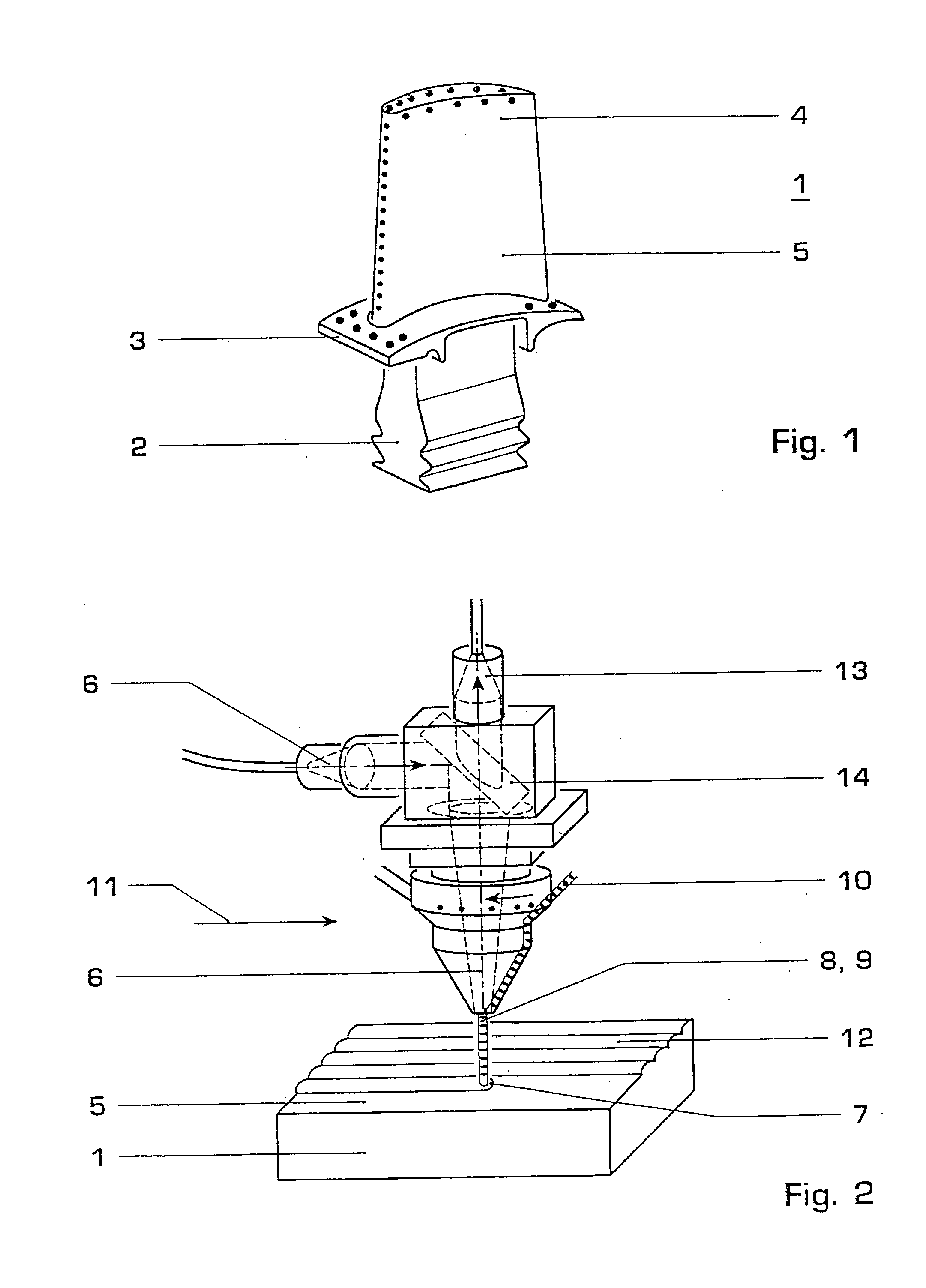 Method of controlled remelting of or laser metal forming on the surface of an article