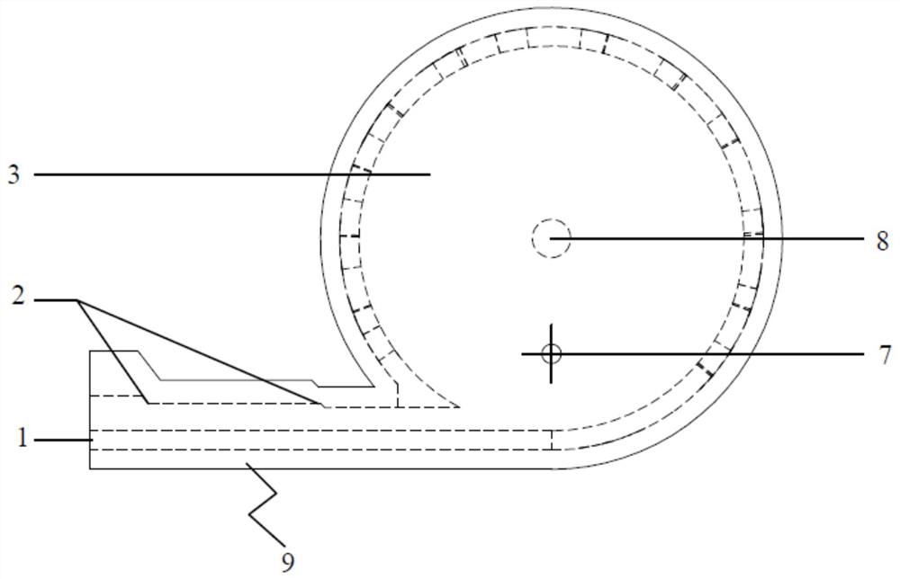 Gas well gas and speed increasing and water atomizing device