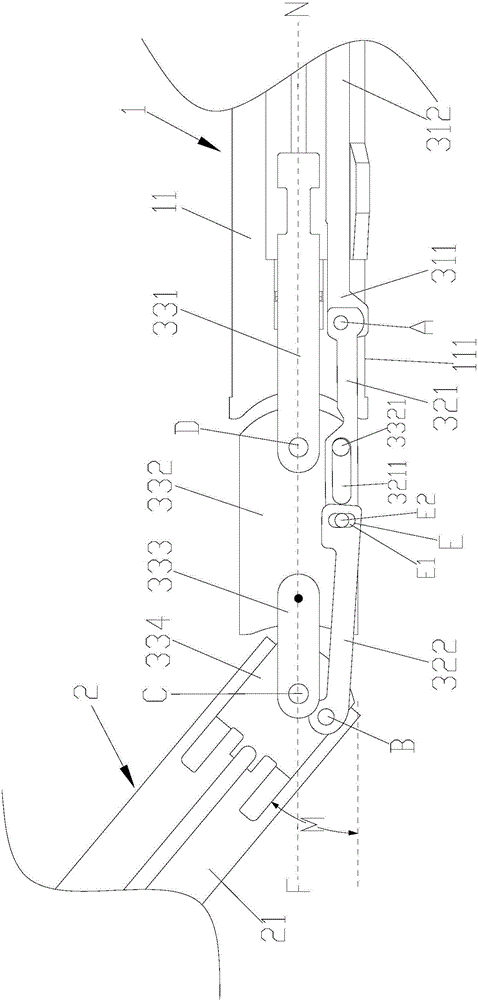 Suturing and cutting device for endoscopic surgery