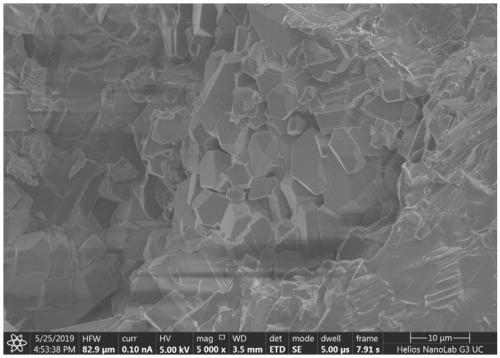 Monoclinic barium feldspar ceramic with low thermal expansion coefficient and preparation method