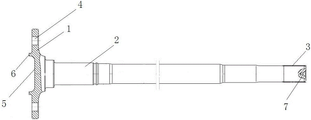 Wear-resisting and noise-reducing automobile semi-axle