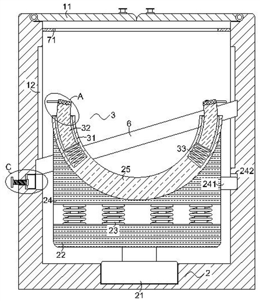 Device for researching irradiation effect of semiconductor electronic material